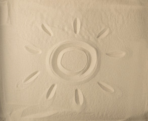 Light Sea Sand Texture Pattern, Sandy Beach Background