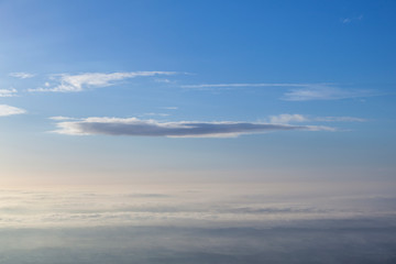 Fototapeta na wymiar background of scenic cloud in morning sky