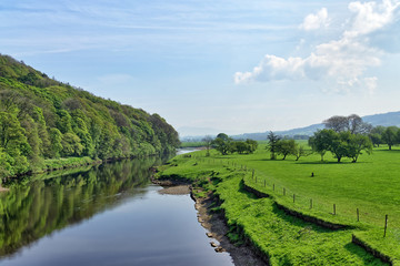 A view of the River Lune, near Lancaster