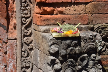 Hinduistische Opfergabe auf Bali