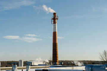 Obraz premium brick chimney