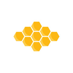 Honeycomb Background. Vector Illustration of Geometric Hexagons Background