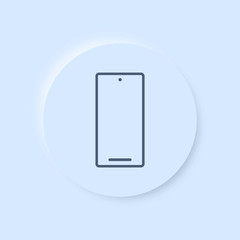 Neumorphism App Icon - Telefon Mobil Smartphone