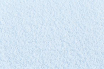 Texture of natural snow. Top view of the snow.