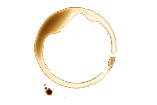 Coffee Stain - Isolated Photo