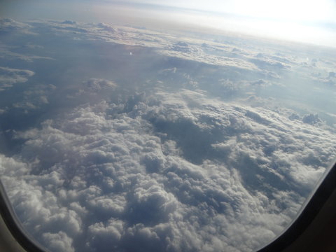view from airplane