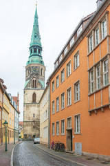 HANNOVER, GERMANY-March 13, 2018: cross Church in Hanover, Germany.