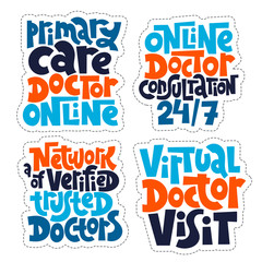 Online doctor lettering