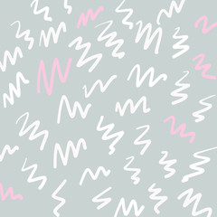 Modern abstract background for your design. Pink and blue colors. Brush strokes