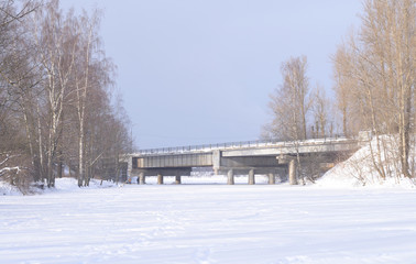 View of the river Slavyanka.