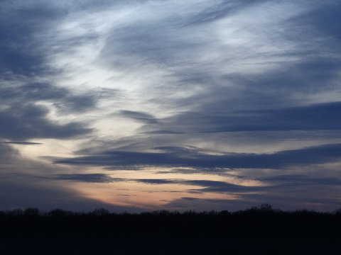 clouds over the sky