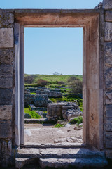 Stone walls - National archaeological park Chersonesos