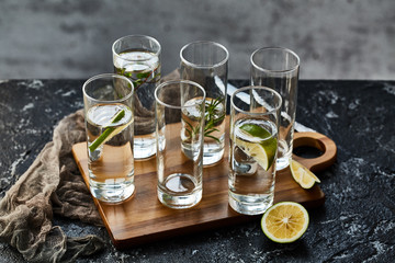 Glass kettle and water cup