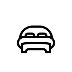 Vector illustration, bed icon design