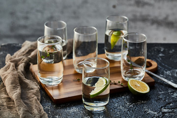 Glass kettle and water cup