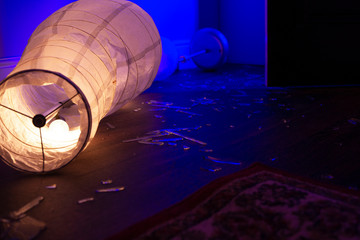 Crime Scene - Burglary with Broken Glass