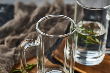 Glass kettle and water cup