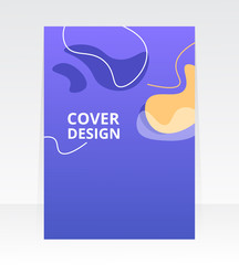 Vector abstract design  Cover Report Brochure Flyer Banner template.