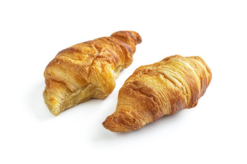 Delicious fresh French mini croissants from the bakery