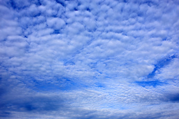 Naklejka na ściany i meble Altocumulus clouds background