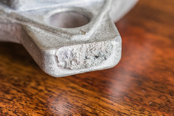 image of a fractured aluminium part