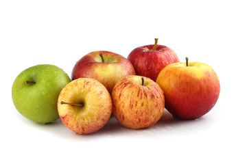 Different color apples