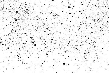 Black Grainy Texture Isolated On White Background. Dust Overlay. Dark Noise Granules. Digitally Generated Image. Vector Design Elements, Illustration, Eps 10.