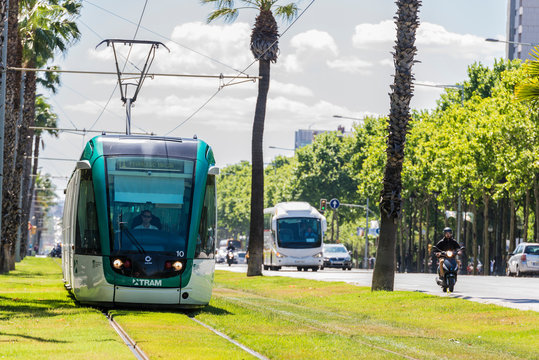 Tram in Barcelona