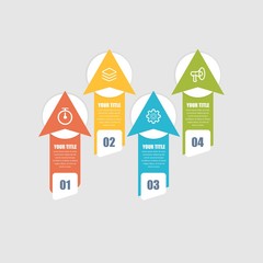 Abstract Infographic Element for Business Strategy
