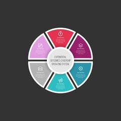 Abstract Infographic Element Design vector