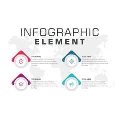 Abstract Infographic Element for Business Strategy