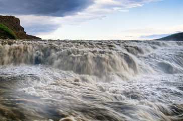 Gullfoss Natural Reserve in summer, Iceland