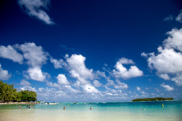 Blue Bay Beach in Mauritius