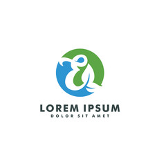 Fototapeta premium Letter E logo design vector icon