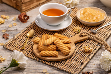 Shortbreads, butter cookies