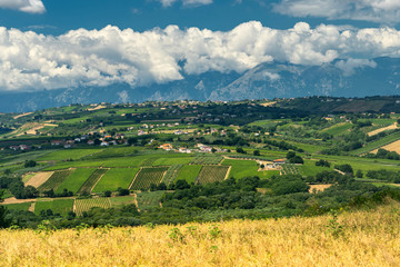Rural landscape near Vasto, Abruzzo