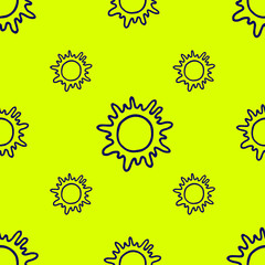 abstract seamless background with plants fabric print vector illustration