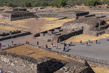 The Pyramids in ancient city of Teotihuacan in Mexico.