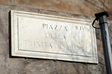 nomi delle strade e piazze di roma,italia