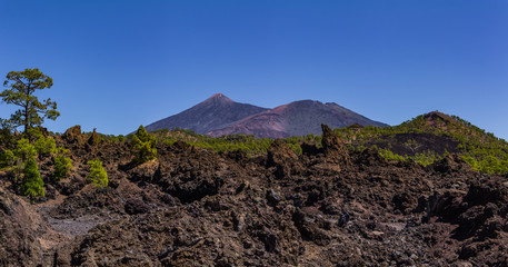 Vue sur le pico del teide