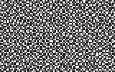 Pixels seamless pattern Black and white pixelated background Grainy noise military effect 8 bit retro style Vector backdrop for game, web, fabric