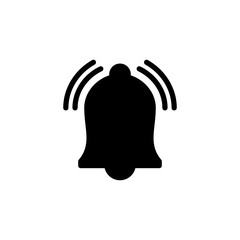Obraz na płótnie Canvas Bell Icon vector. Notification symbol for your web site design