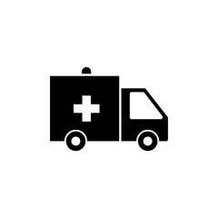 Ambulance Icon Vector Logo Template. Ambulance Icon Design
