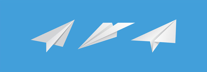 Paper plane set