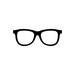 glasses icon vector. Stylish Eyeglasses. Glasses icon on white background. Optical concept.