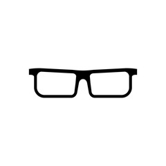 Fototapeta premium glasses icon vector. Stylish Eyeglasses. Glasses icon on white background. Optical concept.