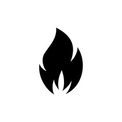 Fire icon vector. Fire flame icon template. Fire flames symbol vector sign isolated on white background.