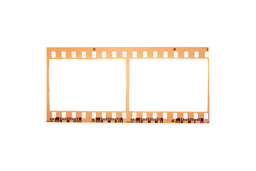 (35 mm.) film frame.With white space.film camera.