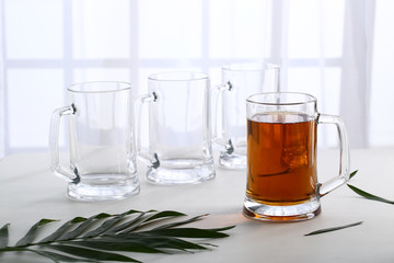 Beer in glass 