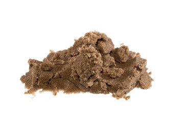 sand isolated on white background